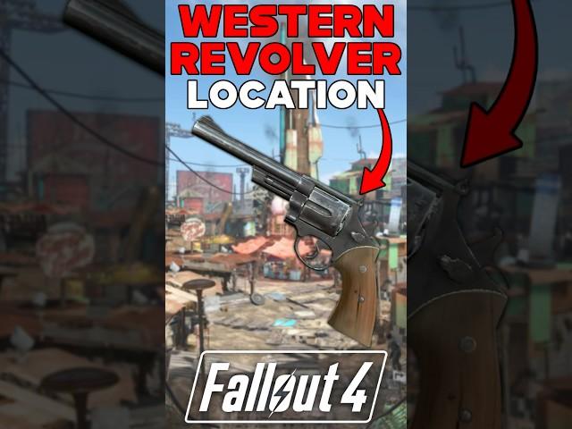 WESTERN REVOLVER WEAPON LOCATION IN FALLOUT 4