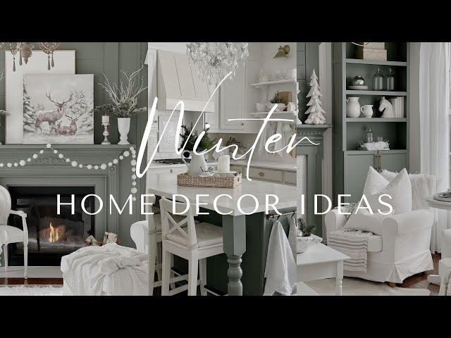 DECORATING AFTER CHRISTMAS || WINTER DECOR IDEAS || COZY AND CASUAL STYLING IDEAS