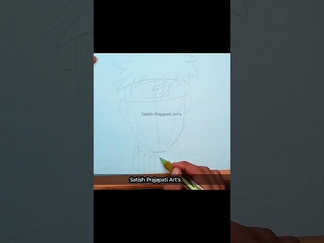 NARUTO UZUMAKI ........#shorts #anime #naruto #uzumaki #satishprajapatiart