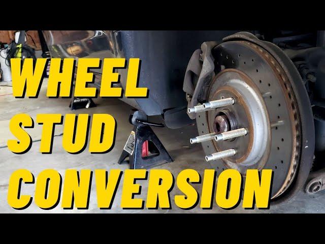 VW/Audi Wheel Stud Conversion DIY!