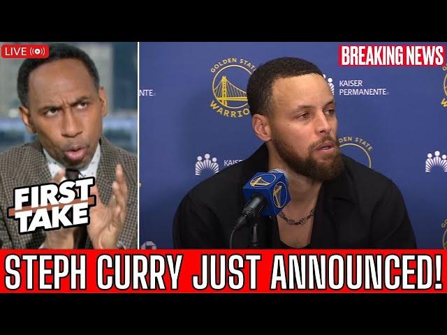 URGENT! ESPN react to Steph Curry's MASSIVE UPDATE on the FUTURE of Warriors | Warriors News