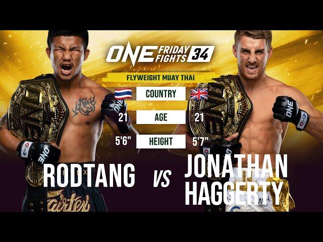 ICONIC Muay Thai Rivalry  Rodtang vs. Jonathan Haggerty I