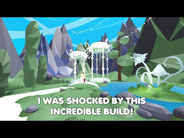 I was SHOCKED by this INCREDIBLE BUILD! In Adopt me!