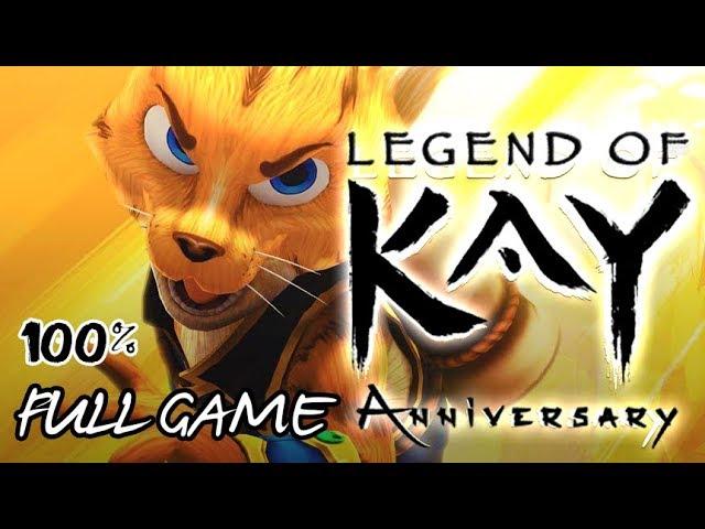 Legend of Kay Anniversary 100% FULL GAME Longplay (PS4, PS3, WiiU, PS2)