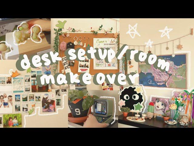 New year, new desk setup/room decor (mini room makeover) ~ diy transformation