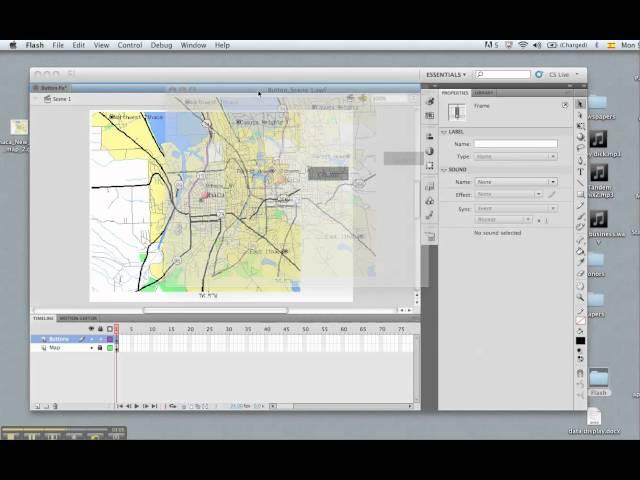 Working with buttons in Flash CS5.5 (2)