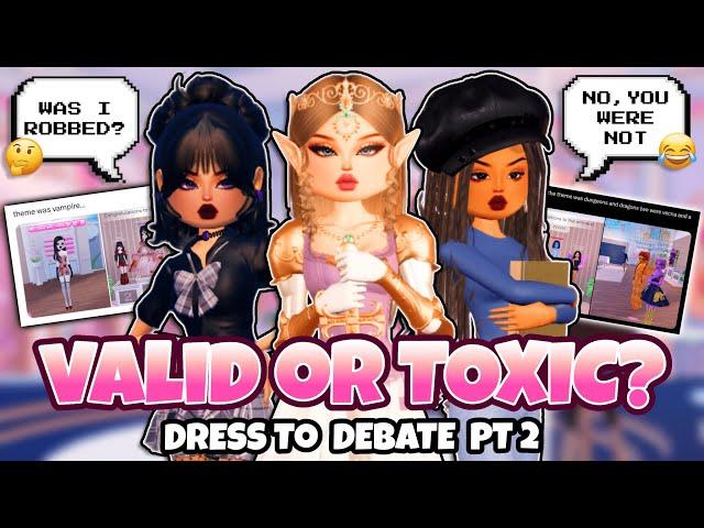 The Problem with "Was I Robbed" Posts | Dress to Impress Debate Part 2 #dti #dtiupdate