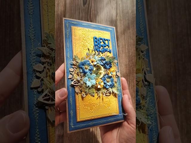 Beautiful Blue and Yellow Cards / Greetings Cards / Unique Cards / Cardmaking / Handzy Craft