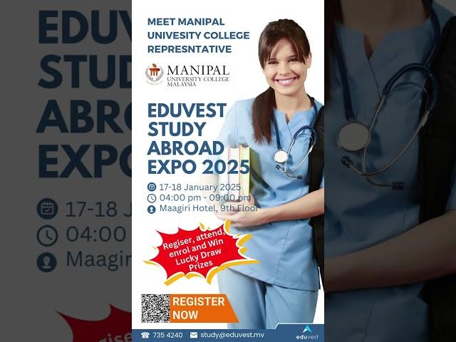 Register to Eduvest Study Abroad Expo (January 2025)