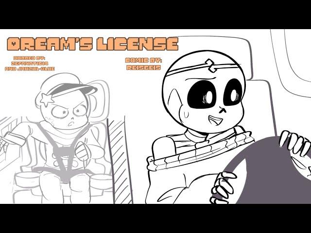 Dream's License //Dreamtale Comic Dub// AU Sanses