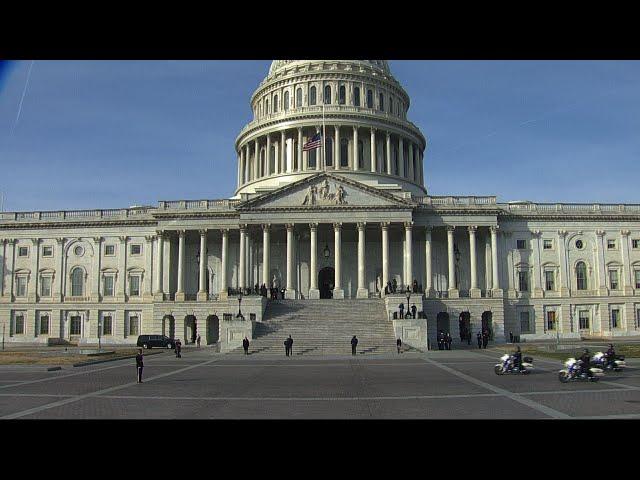 Fmr. Sen. Bob Dole lies in state in Capitol Rotunda