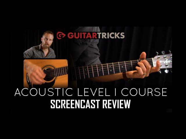 Review of the Guitar Tricks Acoustic Level I Course