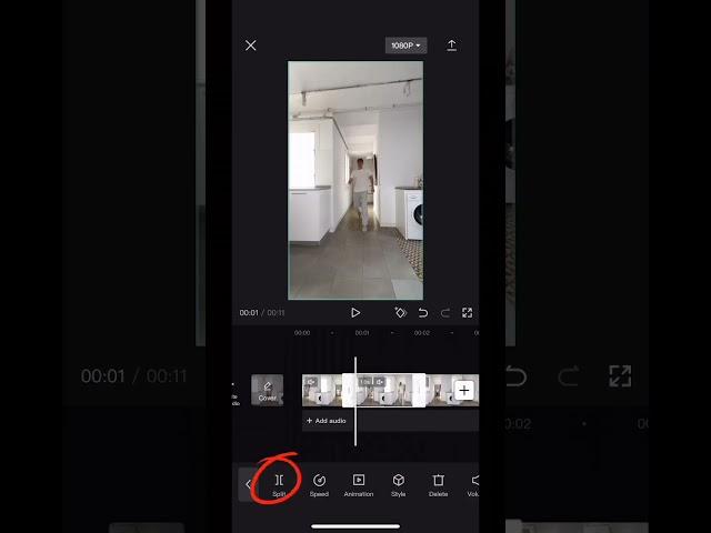 here's how to do this dope sliding video effect on your phone #videoediting #tutorial
