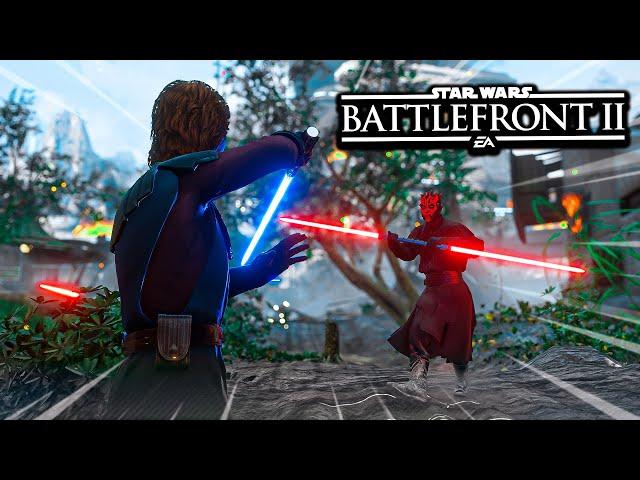 Star Wars Battlefront 2 But I Swap To A Random Hero When I Respawn! (Battlefront 2)