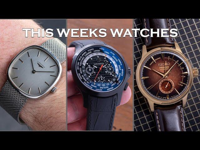 This Weeks Watches - GP Traveller World Timer, 1977 Longines "Elipse", Seikos & More! [Episode 28]