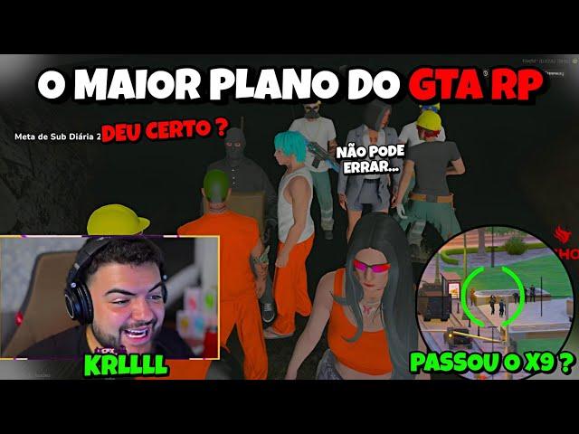 LUQUET4 CONSEGUIU EXECUTAR O PLANO PARA A FUGA DA PRISÃO ? ! PASSOU O X9 | GTA RP