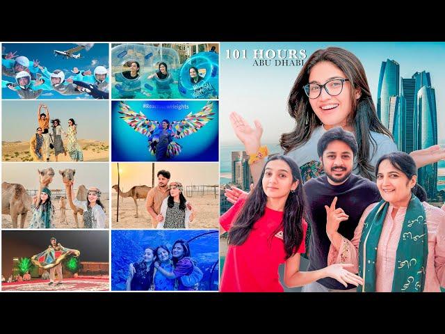 101 HOURS ABU DHABI SPECIAL VLOG  | Most Memorable Trip Of Sistrology ️