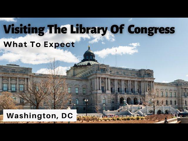 Visiting The Library of Congress - Washington, DC - 4K - Full Tour