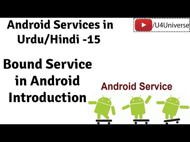 Android Services-15 | Introduction to Bound Services in Android | U4Universe