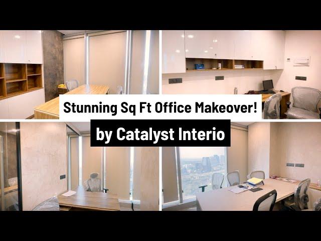 Stunning 496 Sq Ft Office Makeover by Catalyst Interio in Sector 18, Noida