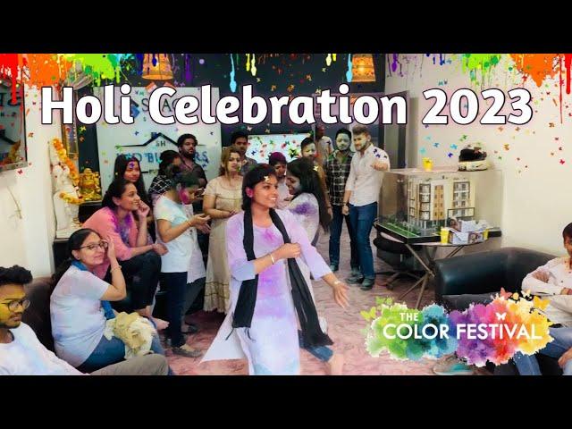 HOLI CELEBRATION IN OFFICE  | JMD HOUSING #holicelebration2023