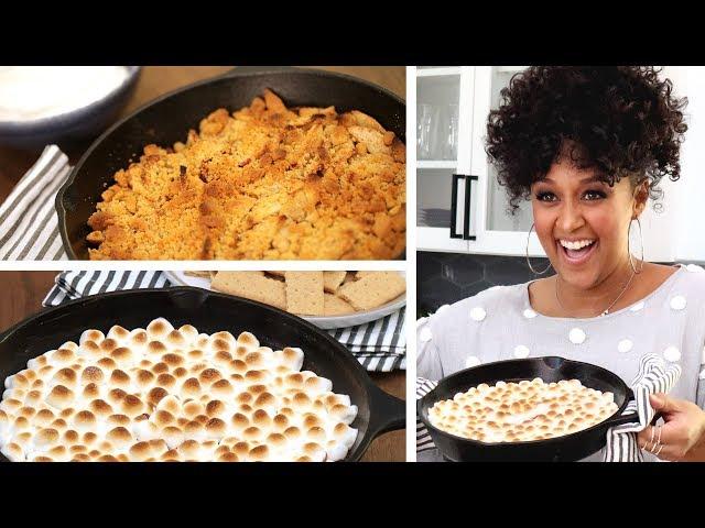 Warm Skillet Desserts | S'mores & Apple Crisp