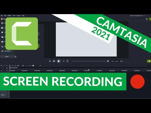 All about screen recording in Camtasia 2021