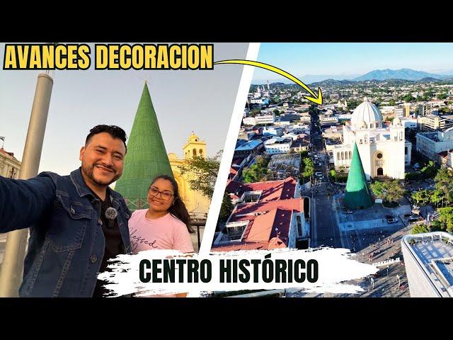 ¡LA DECORACION NAVIDEÑA MAS IMPRESIONANTE EN EL CENTRO HISTORICO DE SAN SALVADOR!