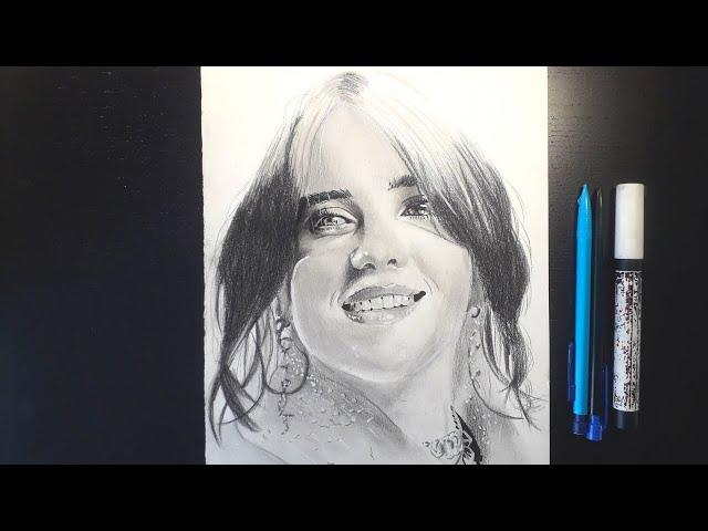 Drawing BILLIE EILISH | Realistic Drawing