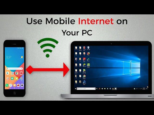 How To Connect Internet from Mobile to PC or Laptop via hotspot