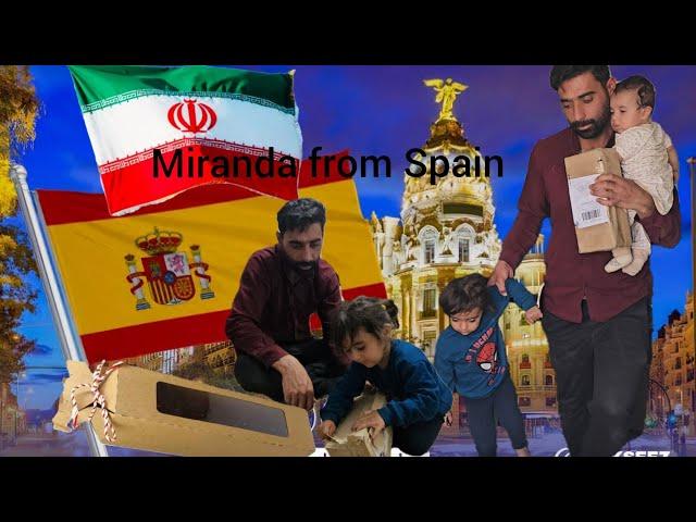 Greetings to Spain: Sending a package from a caring Spanish viewer to an Iranian
