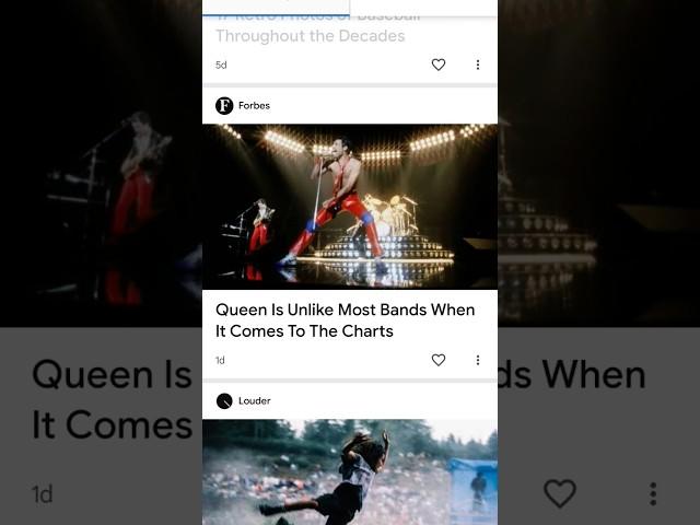Queen is unlike most Bands when it comes to the Charts