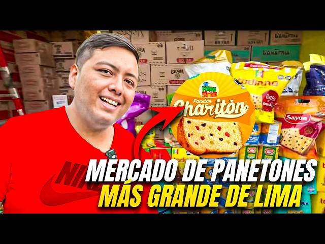 EL MERCADO de PANETONES NAVIDEÑOS más grande de LIMA