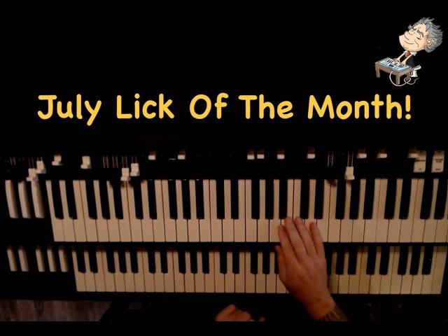 Mike Little shows you a RIPPIN' Blues Rock keyboard lick in G!