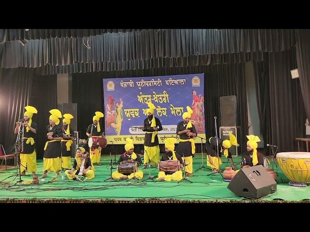 inter zone youthfestival folk orchestra 1st position khalsa college patiala