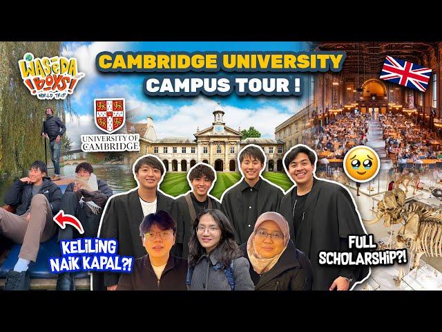 AKHIRNYA!! WASEDABOYS KE CAMBRIDGE UNIVERSITY! CAMPUS TOUR NAIK KAPAL!? | WORLD TRIP 64