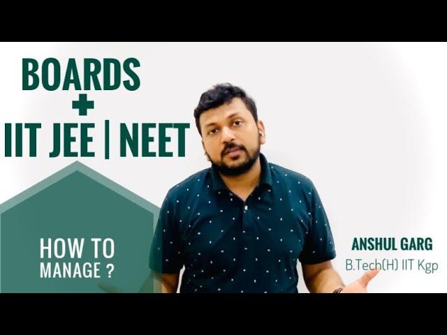 Boards + IIT JEE/NEET How to Manage ? #cbse #cbseboard #iitjee #neet #neet2023 #shorts #short