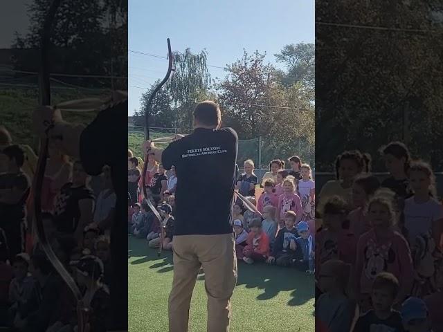 Manchu bow II. todays 27/09/2023 demonstration in our local school part 3.