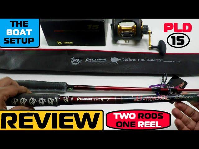 PIONEER BOAT RODS & BOAT REEL : Harvester VS Yellow fin tuna & PLD15 | ROD REEL REVIEW | BOAT TACKLE