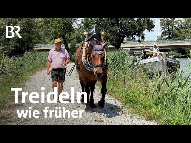 Wenn ein Pferd ein Schiff zieht: Treideln auf dem Ludwig-Donau-Main-Kanal | Spessart & Karwendel |BR