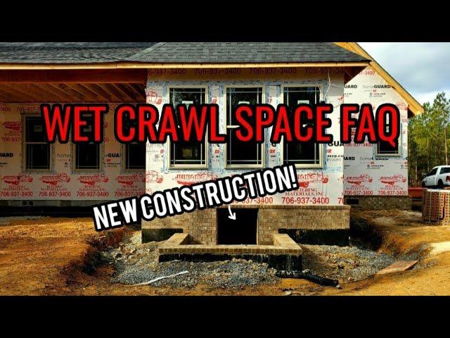 WET CRAWL SPACE FAQ: Why not just stop water outside the home, before it enters the crawl space?