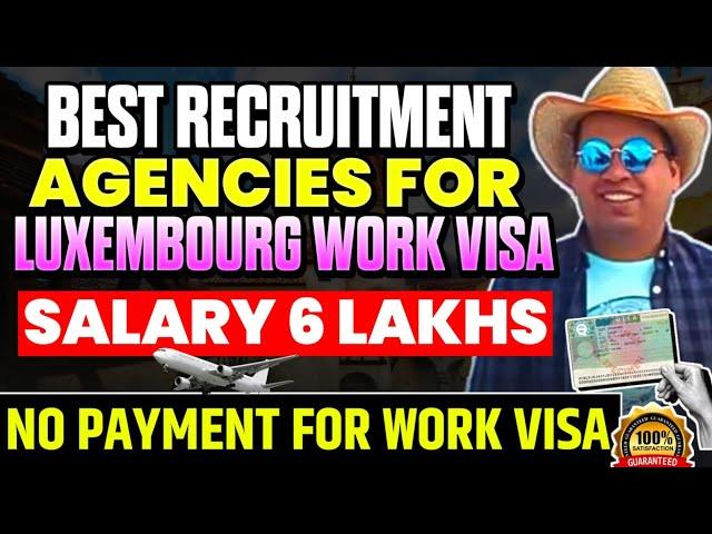 Luxembourg jobs for Indians | Luxembourg jobs for Indians | Jobs in Luxembourg