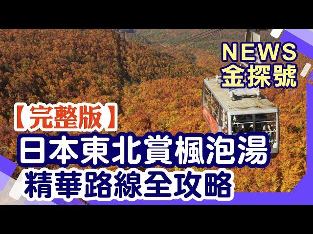 日本東北賞楓 紅葉名所全攻略【News金探號 20241020】