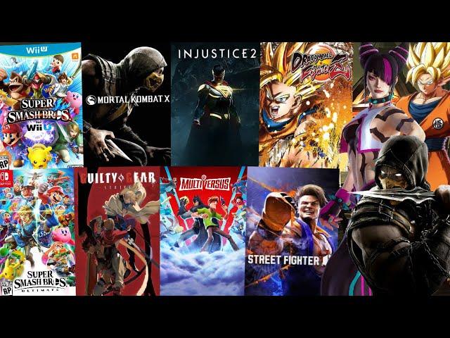 Ranking EVERY Fighting Game of The Year WORST TO BEST (Top 10 Fighting Games)