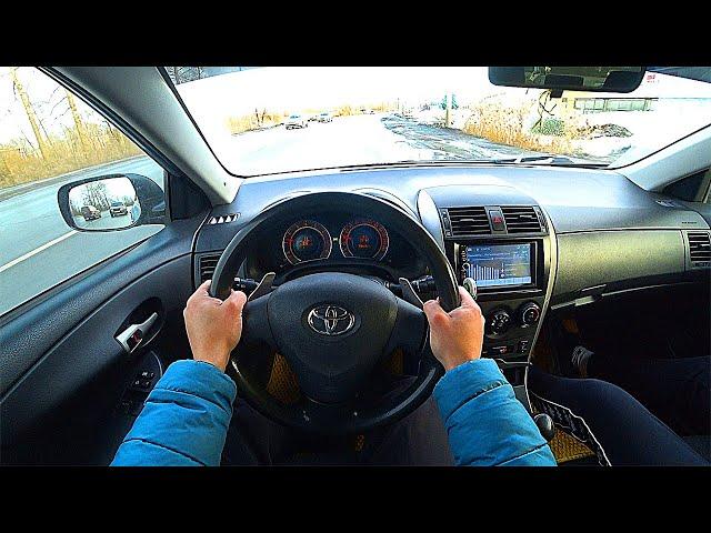 2008 TOYOTA COROLLA E150 1.6MMT POV TEST DRIVE | ТЕСТ ДРАЙВ ОТ ПЕРВОГО ЛИЦА