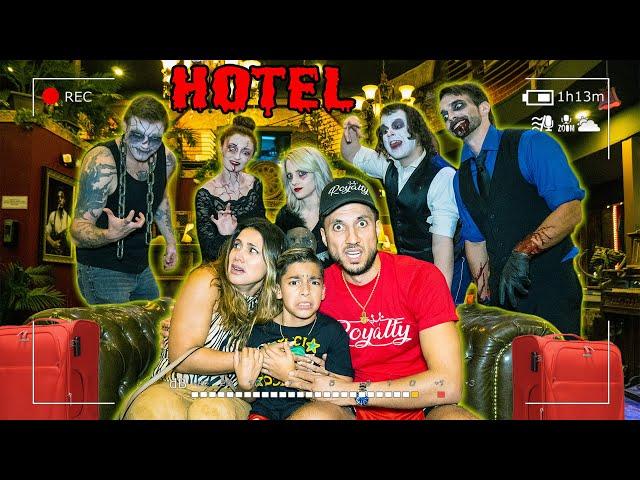 We Got TRAPPED in a HAUNTED HOTEL!! | The Royalty Family