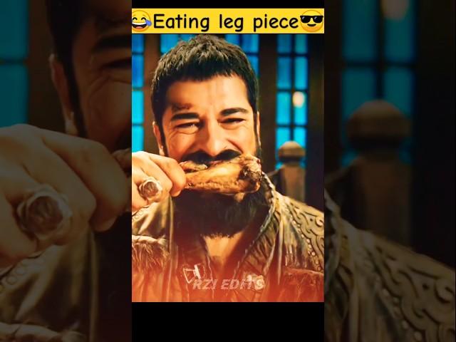 when osman ate leg piece#kurulusosman #shorts #youtubeshorts