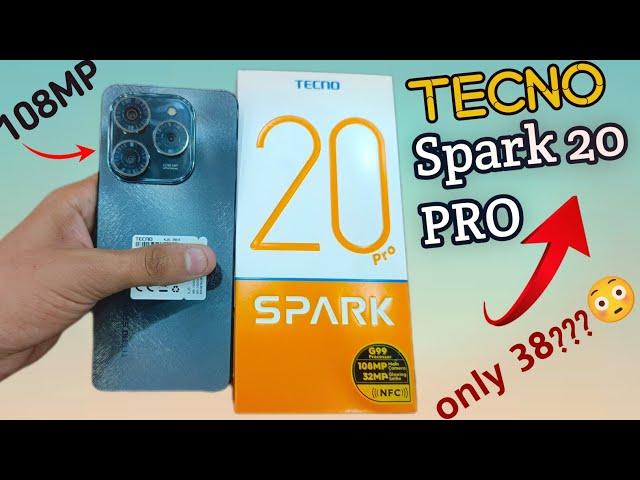 tecno spark 20 pro 8GB 256GB | 108MP camera-2K video recording | price?? helio G99 gaming processor