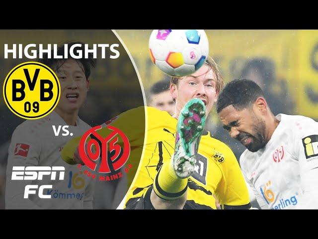  NOT SO FAST!  Borussia Dortmund vs. Mainz | Bundesliga Highlights | ESPN FC