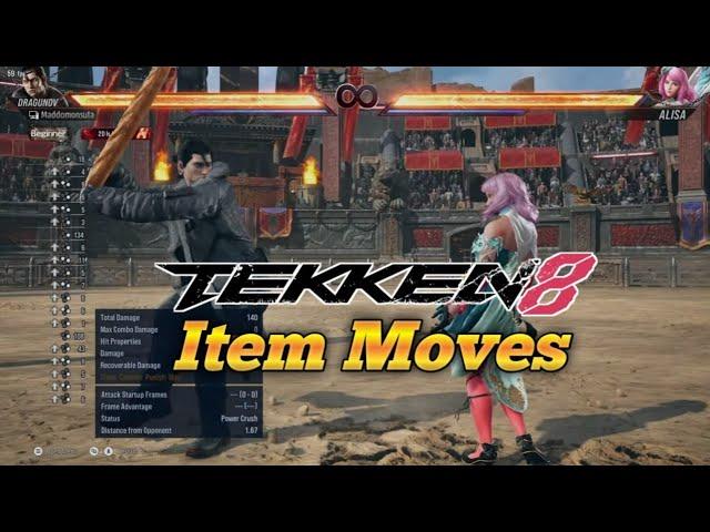 TEKKEN 8 ITEM MOVES